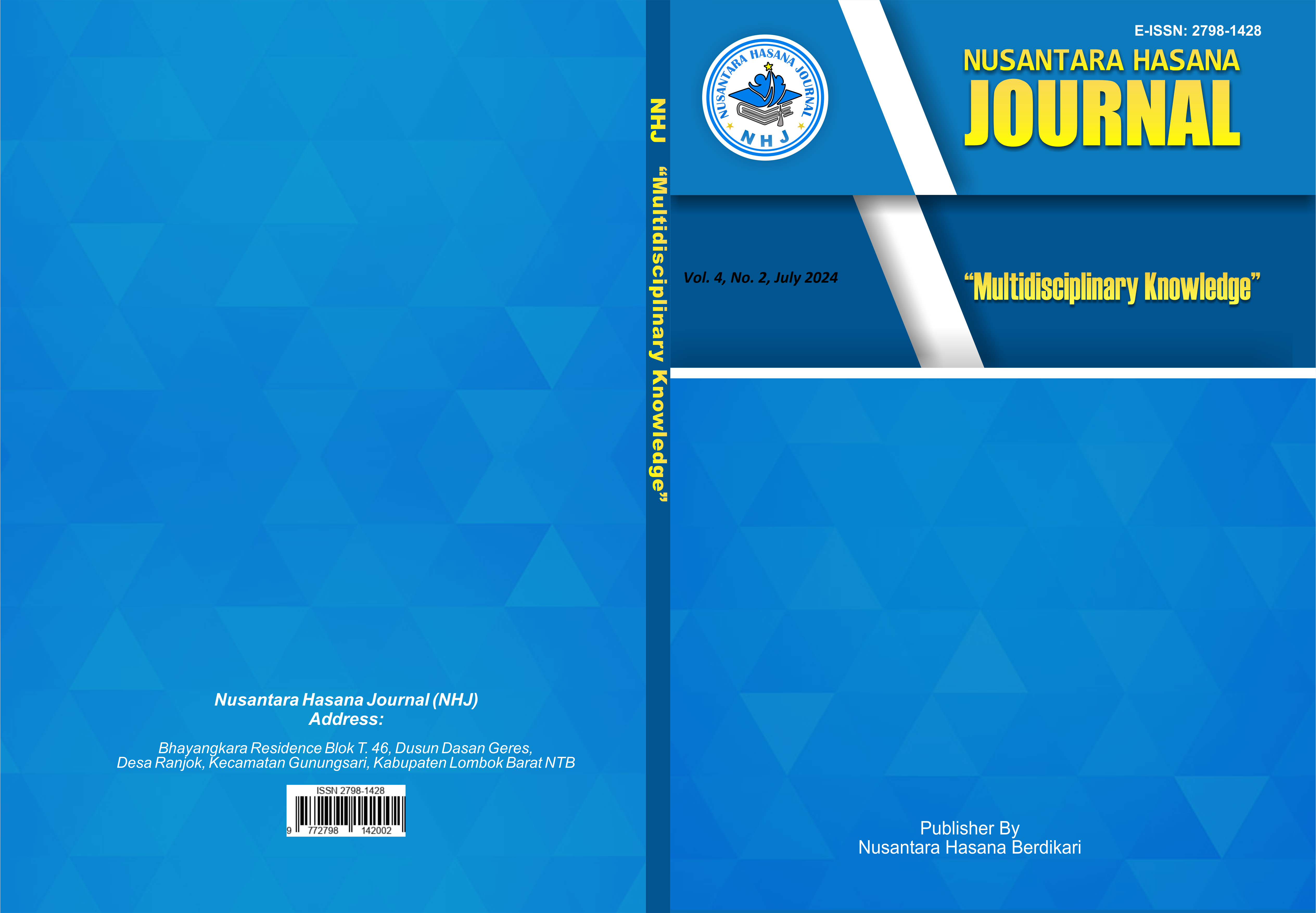 					View Vol. 4 No. 2 (2024): Nusantara Hasana Journal, July 2024
				
